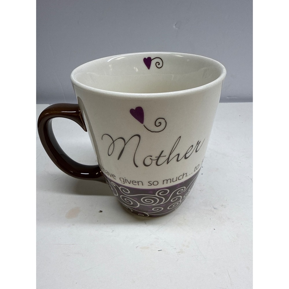 Carson Home Accents Mother You Are A Blessing Ceramic Coffee Mug Purple Brown